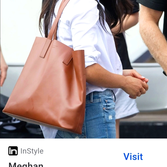 NWT Everlane Cognac New Market Tote